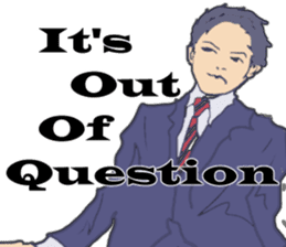 "cool !!" English idiom "Take it easy" sticker #6079730