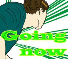 "cool !!" English idiom "Take it easy" sticker #6079734