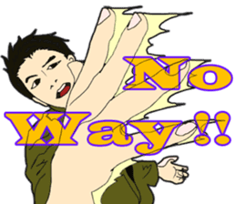 "cool !!" English idiom "Take it easy" sticker #6079740