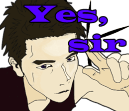 "cool !!" English idiom "Take it easy" sticker #6079743