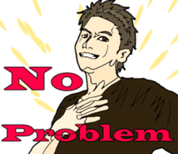 "cool !!" English idiom "Take it easy" sticker #6079747