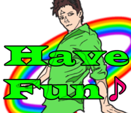 "cool !!" English idiom "Take it easy" sticker #6079749