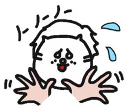 The lion that a hand is real sticker #6080812