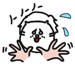 The lion that a hand is real sticker #6080812