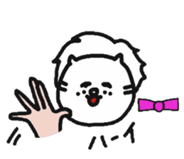 The lion that a hand is real sticker #6080815