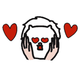 The lion that a hand is real sticker #6080824