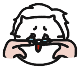 The lion that a hand is real sticker #6080831