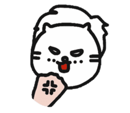 The lion that a hand is real sticker #6080834