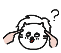 The lion that a hand is real sticker #6080838