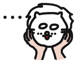 The lion that a hand is real sticker #6080840