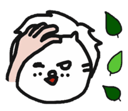 The lion that a hand is real sticker #6080842