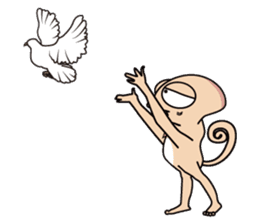 Fixed Kunbaz Gecko walking sticker #6081447