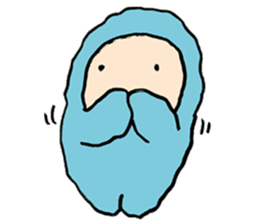 A snowman in the room generation sticker #6082065