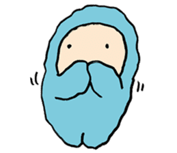 A snowman in the room generation sticker #6082065