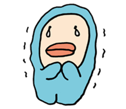 A snowman in the room generation sticker #6082081