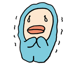 A snowman in the room generation sticker #6082081