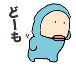 A snowman in the room generation sticker #6082086