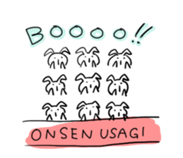 onsenusagi sport sticker #6082177