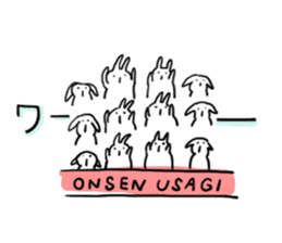 onsenusagi sport sticker #6082180
