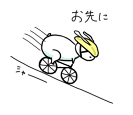 onsenusagi sport sticker #6082200