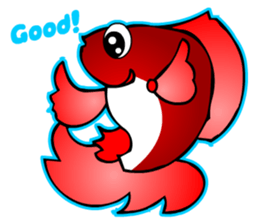 Cool Goldfish chan Pt2 sticker #6082651