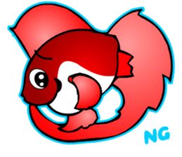 Cool Goldfish chan Pt2 sticker #6082652