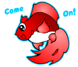 Cool Goldfish chan Pt2 sticker #6082656