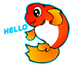 Cool Goldfish chan Pt2 sticker #6082674