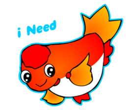 Cool Goldfish chan Pt2 sticker #6082678