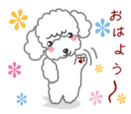 I love Poodle. sticker #6082928