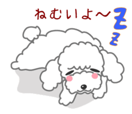 I love Poodle. sticker #6082931