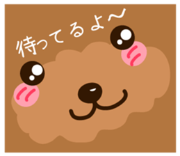 I love Poodle. sticker #6082944