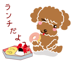 I love Poodle. sticker #6082948