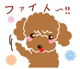 I love Poodle. sticker #6082950
