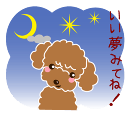 I love Poodle. sticker #6082957