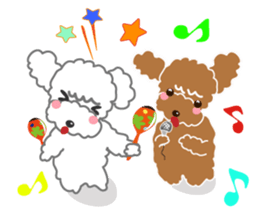 I love Poodle. sticker #6082961