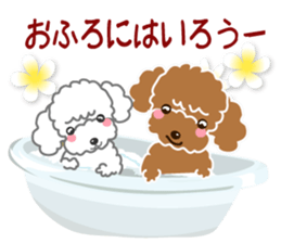 I love Poodle. sticker #6082962