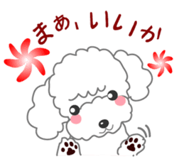 I love Poodle. sticker #6082966