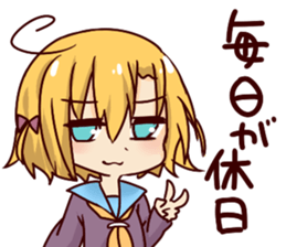 Daily life of girls. sticker #6083036