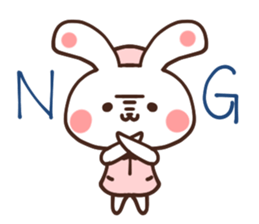 Nurse rabbit sticker #6083396