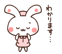 Nurse rabbit sticker #6083401