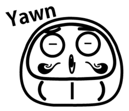 Lucky Daruma Doll 3 sticker #6083491
