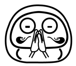 Lucky Daruma Doll 3 sticker #6083497
