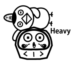 Lucky Daruma Doll 3 sticker #6083507