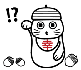 Lucky Daruma Doll 3 sticker #6083509