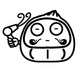Lucky Daruma Doll 3 sticker #6083511