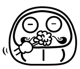 Lucky Daruma Doll 3 sticker #6083513