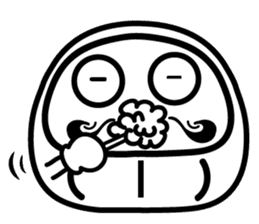 Lucky Daruma Doll 3 sticker #6083513