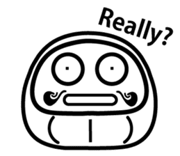 Lucky Daruma Doll 3 sticker #6083516