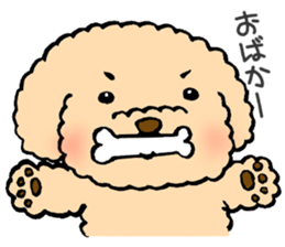 KUU of a toy poodle sticker #6083809